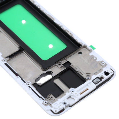 Pour Galaxy C8, boîtier avant, cadre LCD, plaque de lunette