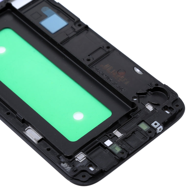 Pour Galaxy J730, boîtier avant, cadre LCD, plaque de lunette