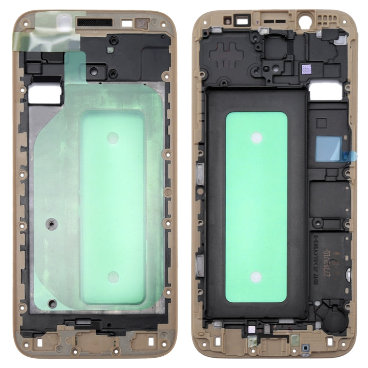 Pour Galaxy J730, boîtier avant, cadre LCD, plaque de lunette