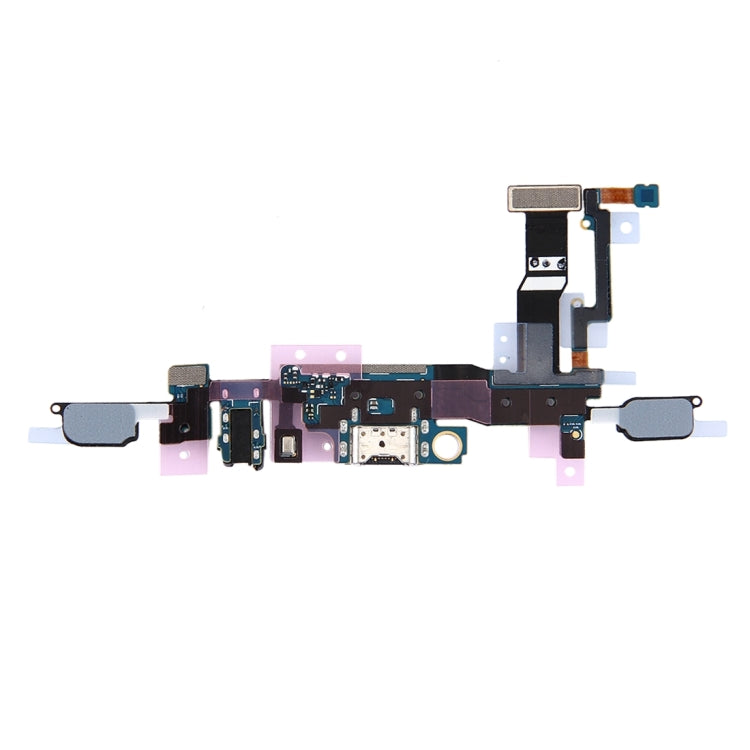 Pour Port de chargement Galaxy C5 Pro/C5010 + bouton d'accueil + câble flexible de prise pour écouteurs