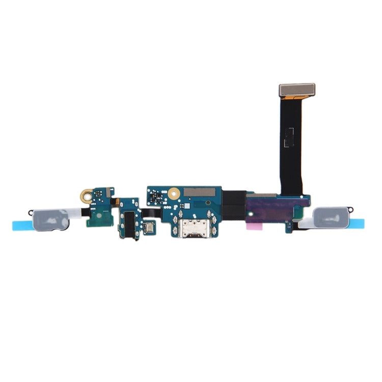 Pour Port de chargement Galaxy C7 Pro/C701F + bouton d'accueil + câble flexible de prise pour écouteurs