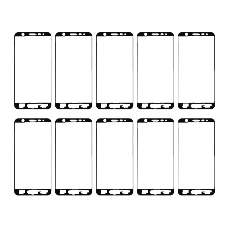 Pour Galaxy J7 Prime / G610 10 pièces adhésif pour boîtier avant