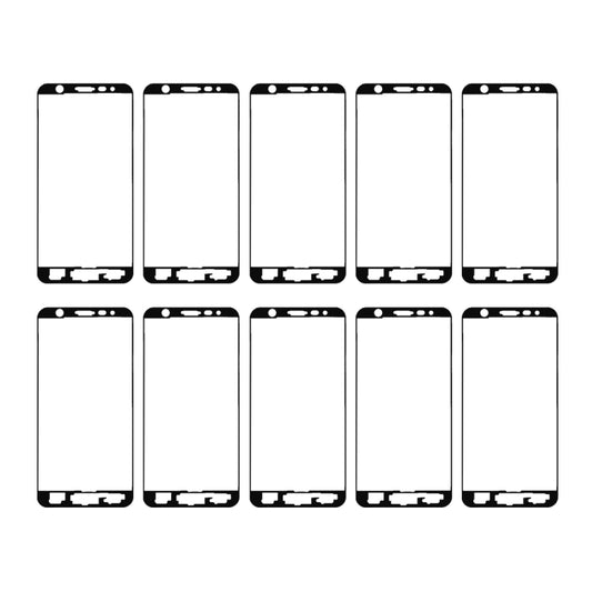 Pour Galaxy J7 Prime / G610 10 pièces adhésif pour boîtier avant