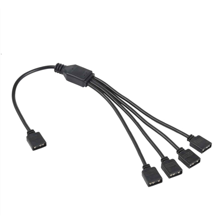 Câble d'extension de refroidissement pour carte mère AURA RGB, 3 broches 5V 1 à 4, pour Asus