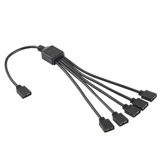 Câble d'extension de refroidissement pour carte mère AURA RGB, 3 broches 5V 1 à 5, pour Asus
