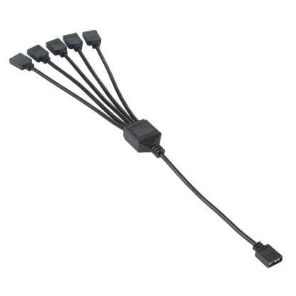 Câble d'extension de refroidissement pour carte mère AURA RGB, 3 broches 5V 1 à 5, pour Asus