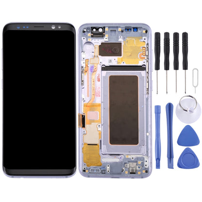 Écran LCD d'origine + dalle tactile d'origine avec cadre pour Galaxy S8 / G950 / G950F / G950FD / G950U / G950A / G950P / G950T / G950V / G950R4 / G950W / G9500