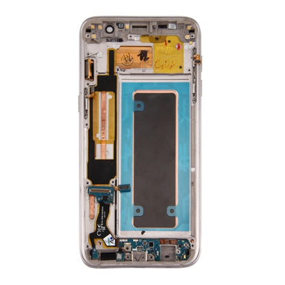 Écran LCD d'origine et numériseur complet avec cadre et carte de port de charge, bouton de volume et bouton d'alimentation pour Galaxy S7 Edge / G935F