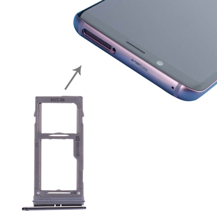 Pour Galaxy S9+ / S9 Plateau pour carte SIM et Micro SD