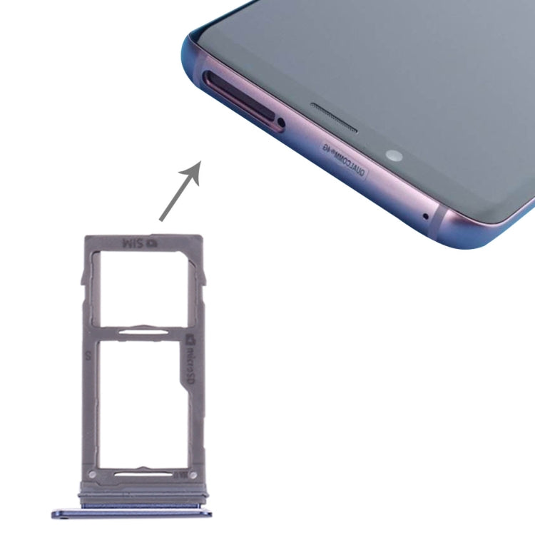 Pour Galaxy S9+ / S9 Plateau pour carte SIM et Micro SD