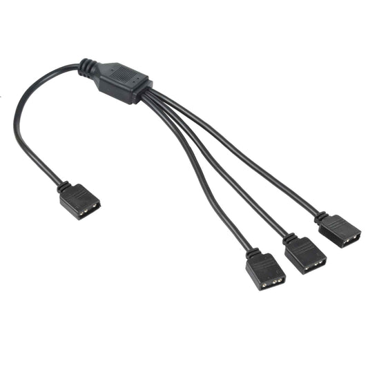Câble d'extension de refroidissement pour carte mère AURA RGB, 3 broches 5V 1 à 3, pour Asus