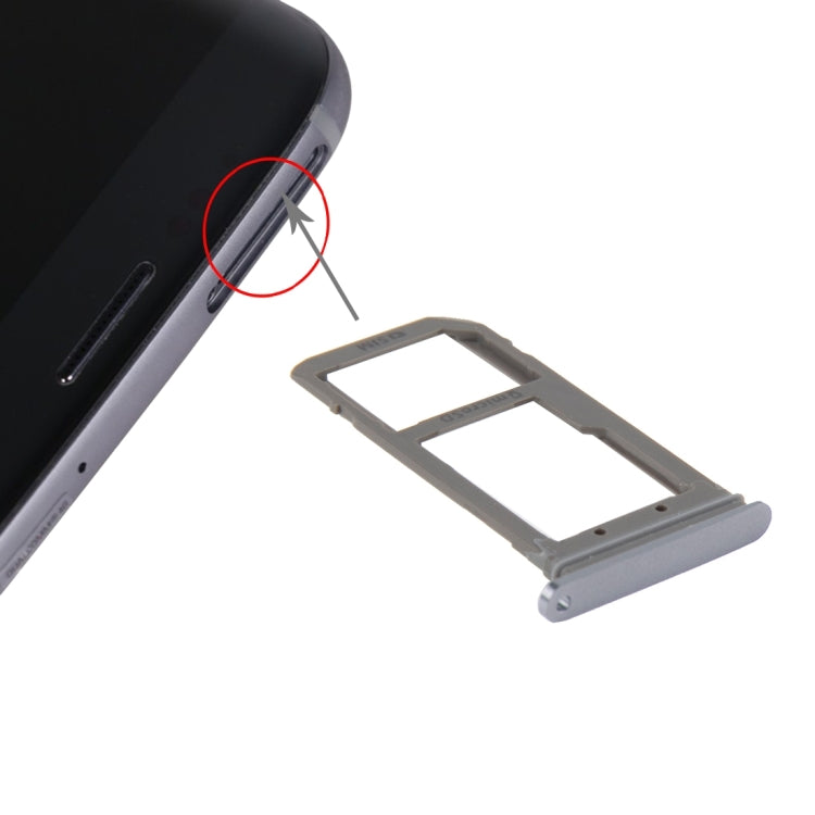 Pour Galaxy S7 Edge / G935 Plateau pour carte SIM et plateau pour carte Micro SD