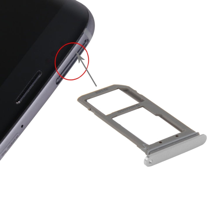 Pour Galaxy S7 Edge / G935 Plateau pour carte SIM et plateau pour carte Micro SD