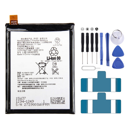 Pour Sony Xperia Z5 Batterie Li-polymère rechargeable d'origine 2900 mAh