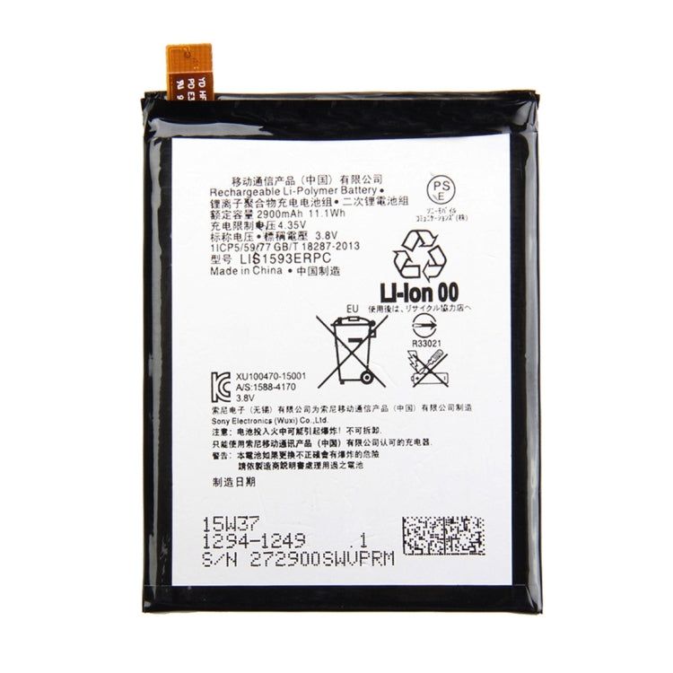 Pour Sony Xperia Z5 Batterie Li-polymère rechargeable d'origine 2900 mAh