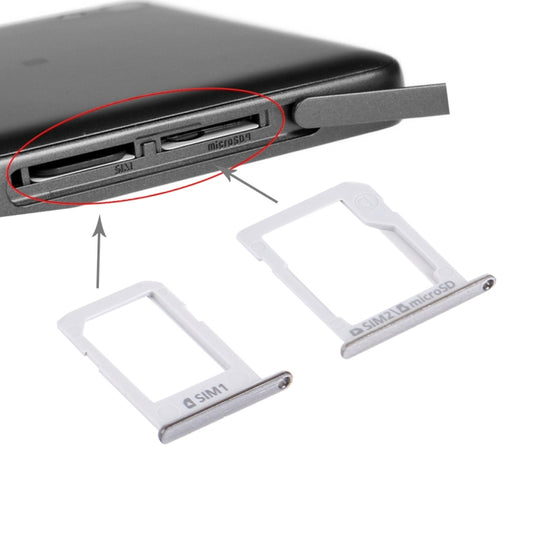 Pour Galaxy E5 (version double SIM) Plateau pour carte SIM + Plateau pour carte Micro SD/SIM