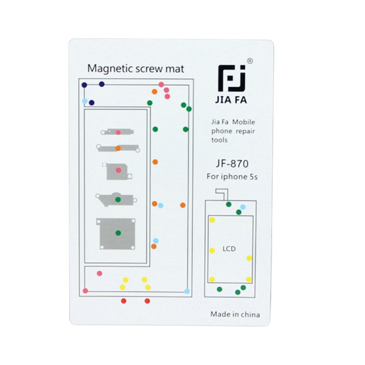 Tapis de vis magnétique JIAFA pour iPhone 5S