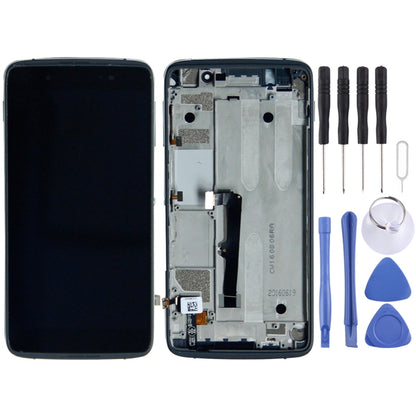 Écran LCD et numériseur complet avec cadre pour Alcatel One Touch Idol 4 LTE / 6055
