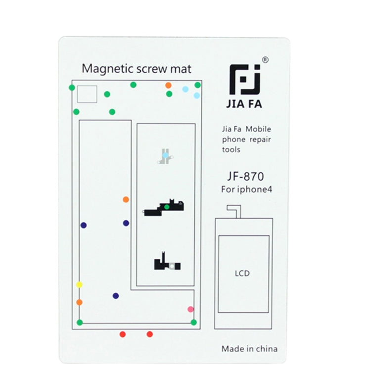 Tapis de vis magnétique JIAFA pour iPhone 4