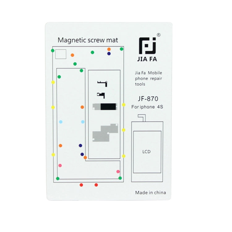 Tapis de vis magnétique JIAFA pour iPhone 4S