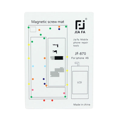 Tapis de vis magnétique JIAFA pour iPhone 4S