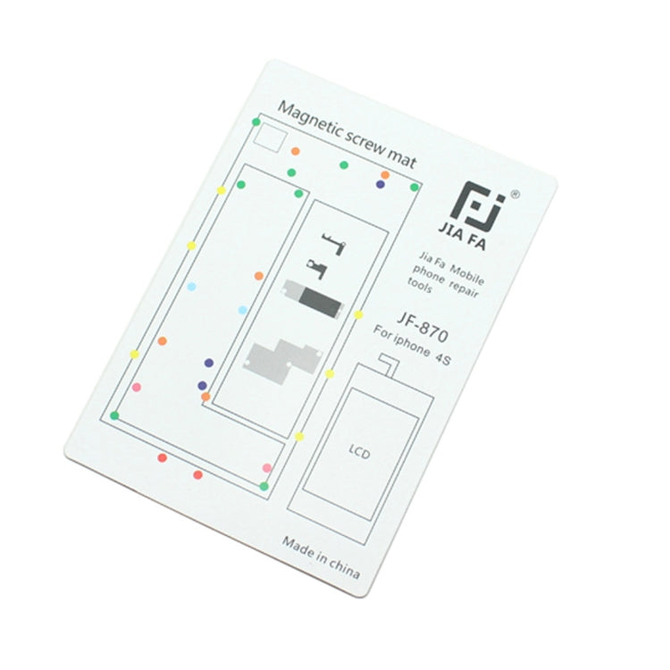 Tapis de vis magnétique JIAFA pour iPhone 4S