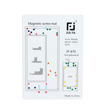 Tapis de vis magnétique JIAFA pour iPhone 8