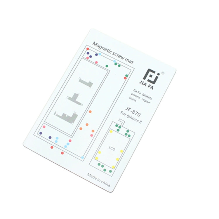 Tapis de vis magnétique JIAFA pour iPhone 8