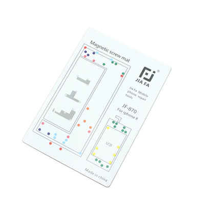 Tapis de vis magnétique JIAFA pour iPhone 8