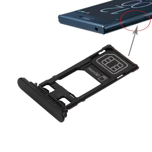 Plateau pour carte SIM + plateau pour carte Micro SD pour Sony Xperia XZ (version SIM unique)