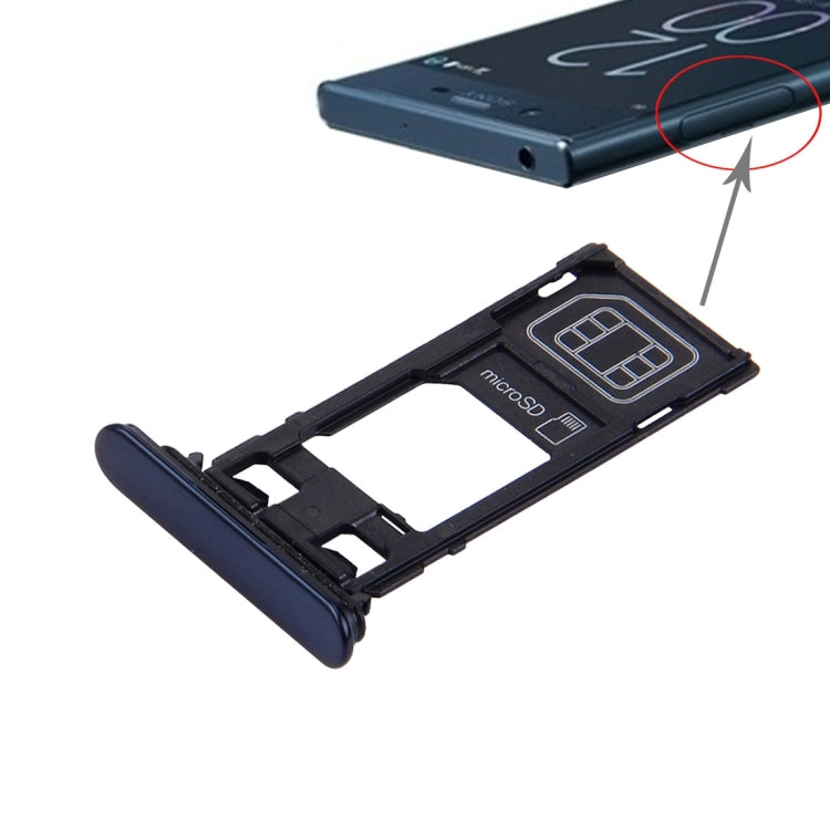 Plateau pour carte SIM + plateau pour carte Micro SD pour Sony Xperia XZ (version SIM unique)