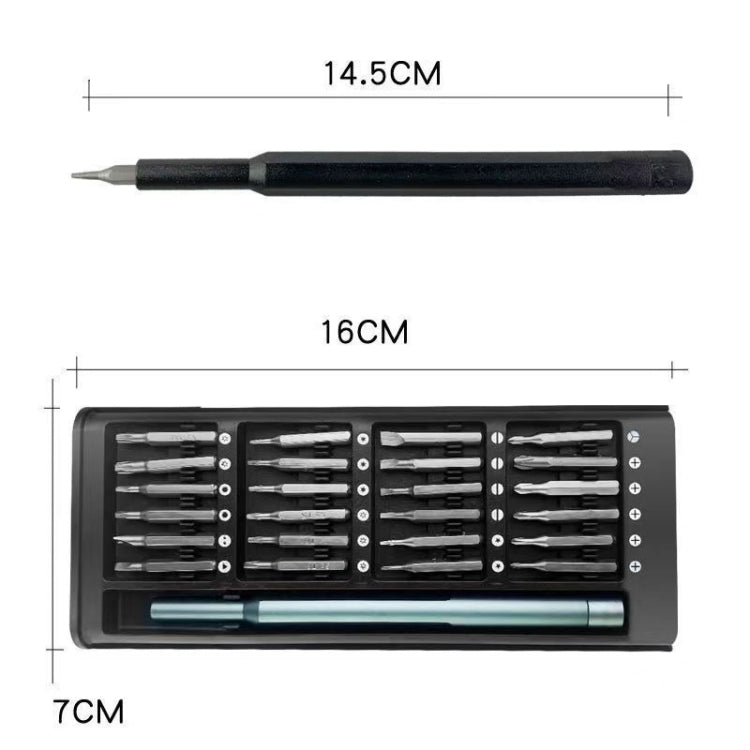 Kits de tournevis 25 en 1, ensemble d'outils de réparation d'embouts de précision pour téléphones, tablettes, montres