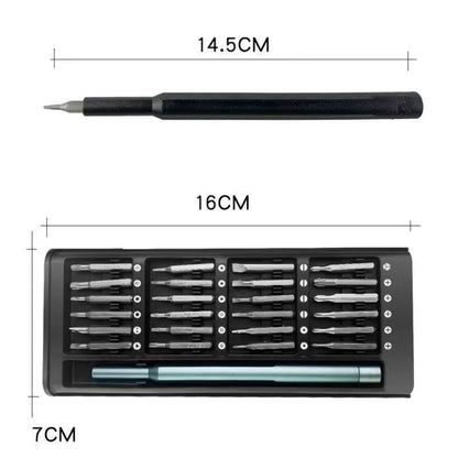 Kits de tournevis 25 en 1, ensemble d'outils de réparation d'embouts de précision pour téléphones, tablettes, montres