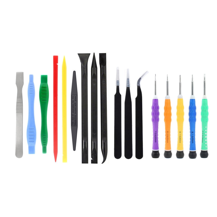 JIAFA JF-8170 Ensemble d'outils de réparation multifonctionnels 17 en 1 avec sac pour iPhone, Macbook, Applewatch