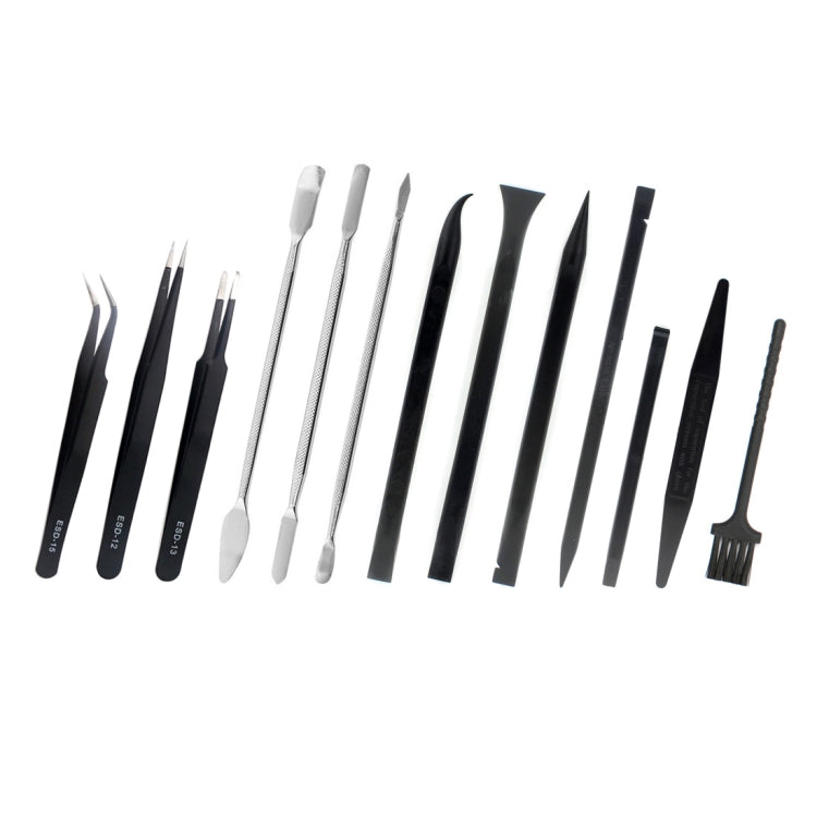 JIAFA JF-8172 Ensemble d'outils de réparation multifonctionnels 17 en 1 avec sac pour iPhone / Apple Watch