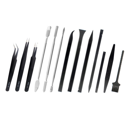 JIAFA JF-8172 Ensemble d'outils de réparation multifonctionnels 17 en 1 avec sac pour iPhone / Apple Watch