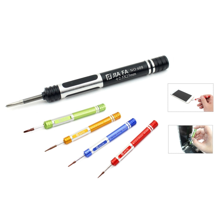 JIAFA JF-8174 Ensemble d'outils de réparation multifonctionnels 17 en 1 avec sac pour téléphones mobiles de variété