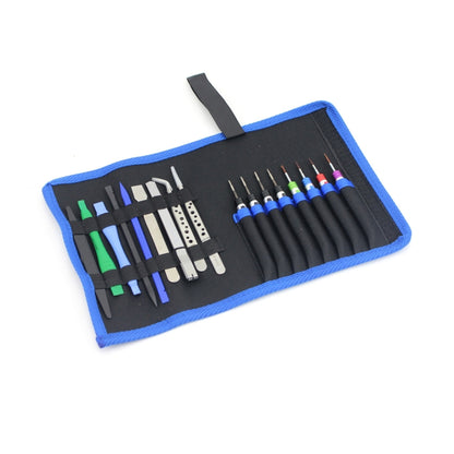 JIAFA JF-8174 Ensemble d'outils de réparation multifonctionnels 17 en 1 avec sac pour téléphones mobiles de variété
