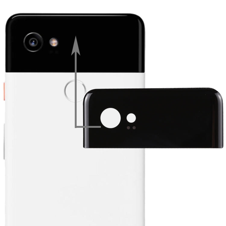 Google Pixel 2 XL Cache arrière Couvercle d'objectif en verre supérieur