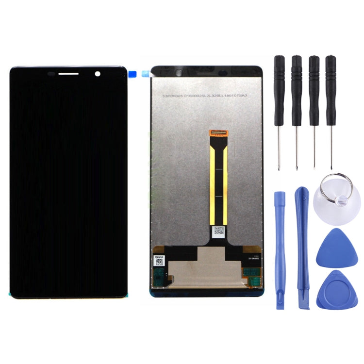 Ensemble complet d'écran LCD et de numériseur pour Nokia 7 Plus / E9 Plus