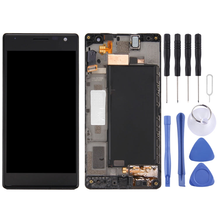 Écran LCD et numériseur complet avec cadre pour Nokia Lumia 735 (noir), For Lumia 735 Black