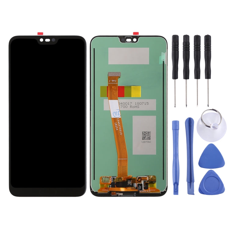 Ensemble complet d'écran LCD et de numériseur, prenant en charge l'identification par empreinte digitale pour Huawei Honor 10, For Huawei Honor 10 (with Fingerprint)
