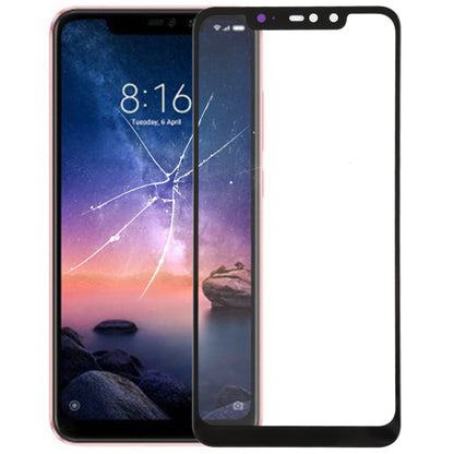 Lentille extérieure en verre de l'écran avant pour Xiaomi Redmi Note 6 Pro
