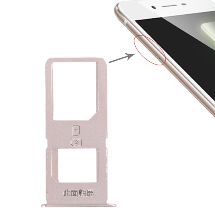 Pour Vivo X6S Plus 2 x plateau de carte SIM
