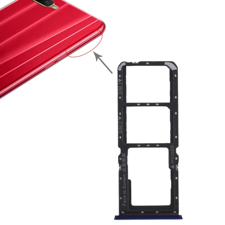 Pour OPPO K1 2 x plateau pour carte SIM + plateau pour carte Micro SD