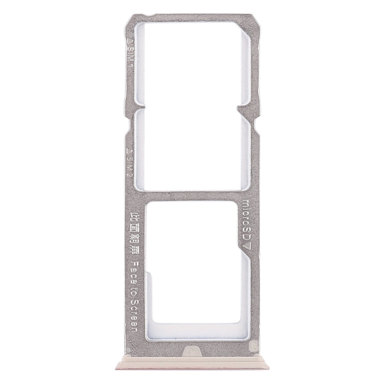 Pour OPPO A77 2 x plateau pour carte SIM + plateau pour carte Micro SD