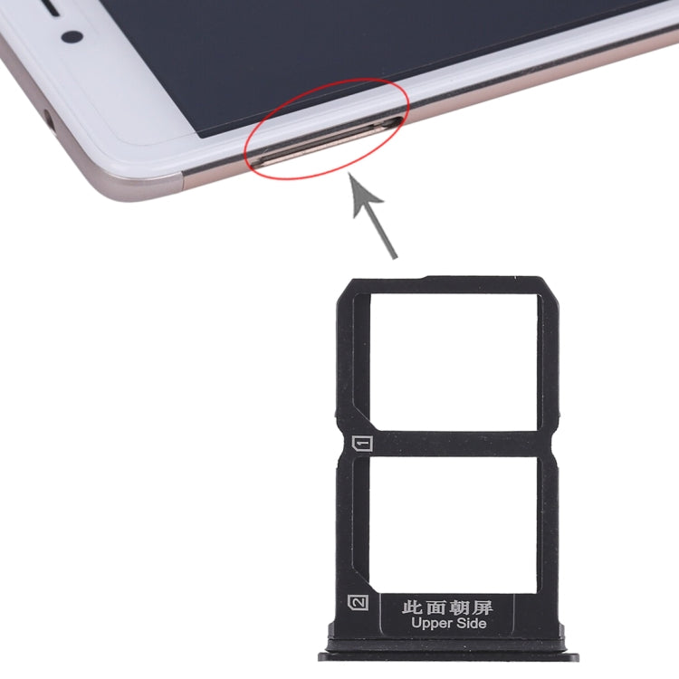 Pour Vivo X9 2 x plateau de carte SIM
