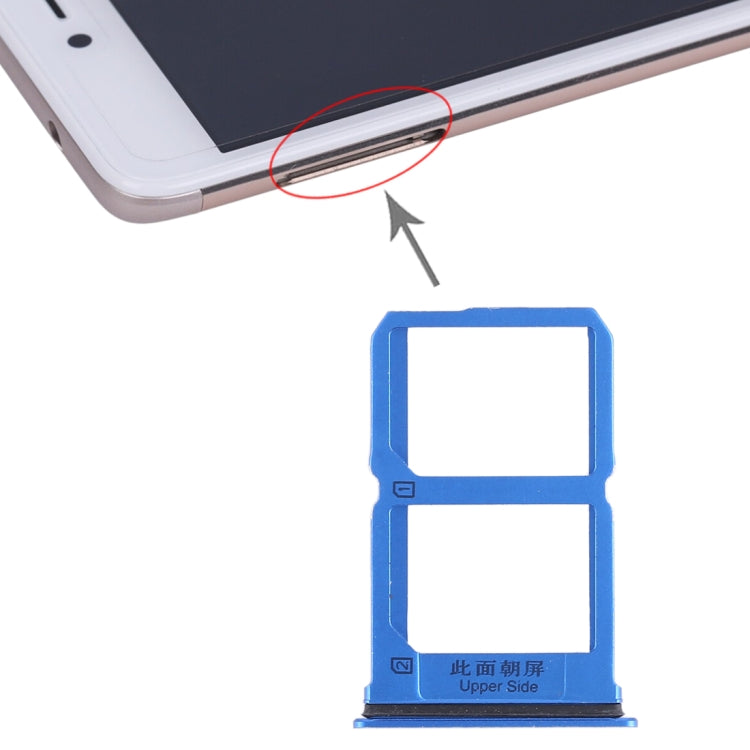 Pour Vivo X9 2 x plateau de carte SIM