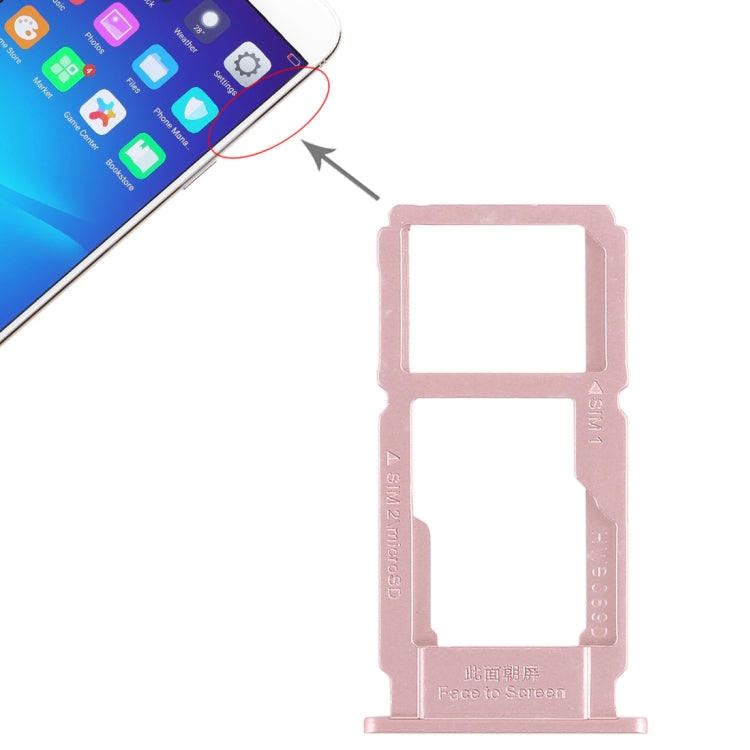 Pour OPPO R11 plateau de carte SIM + plateau de carte SIM/plateau de carte Micro SD