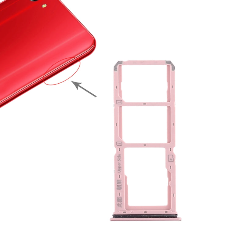 Pour Vivo Y83 2 x plateau pour carte SIM + plateau pour carte Micro SD